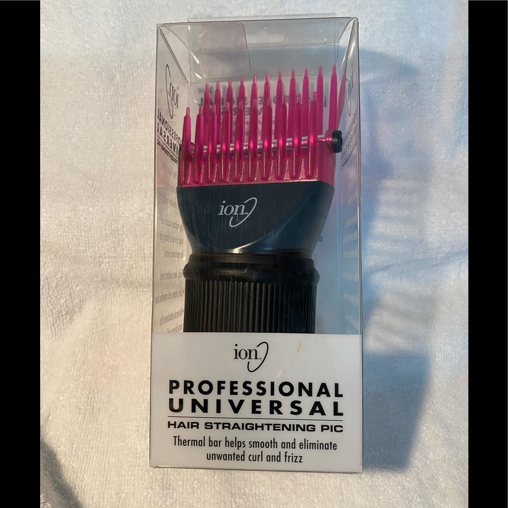 ion professional universal hair straightening pic new in box